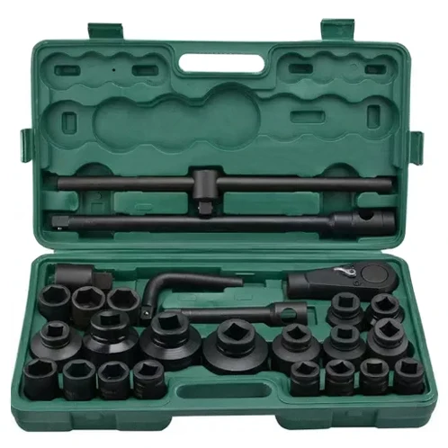 Shanguang Auto Car Repair Tools 26pcs Socket set 3/4' Drive Heavy Duty Socket Wrench Black Impact Socket Set