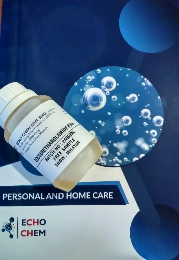 Latest Arrival Malaysia CDEA 85%  Light Yellow Cocoamide Concentrated Non-Ionic Surfactant Liquid for Cleaning Industries