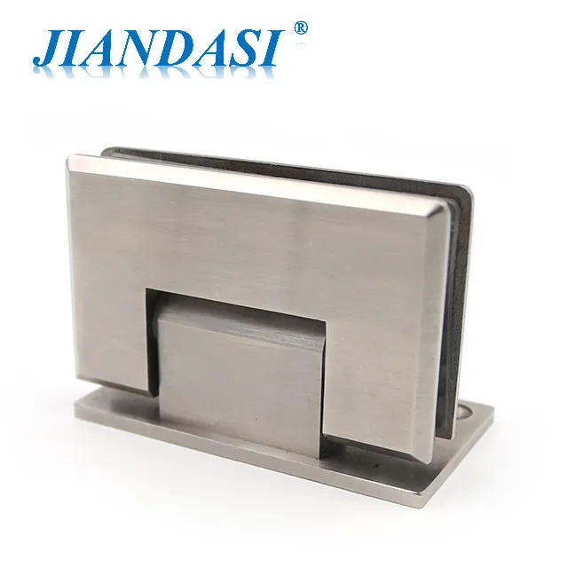 90 degree stainless steel glass to wall both sides bathroom shower hinge for 8-12mm frameless glass door
