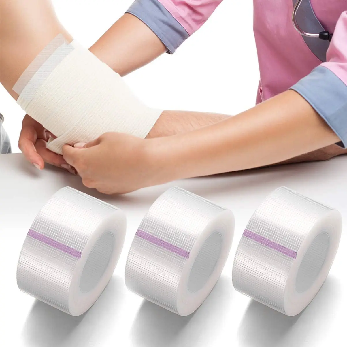 Disposable Adhesive Surgical PE wound tape On Customized Size