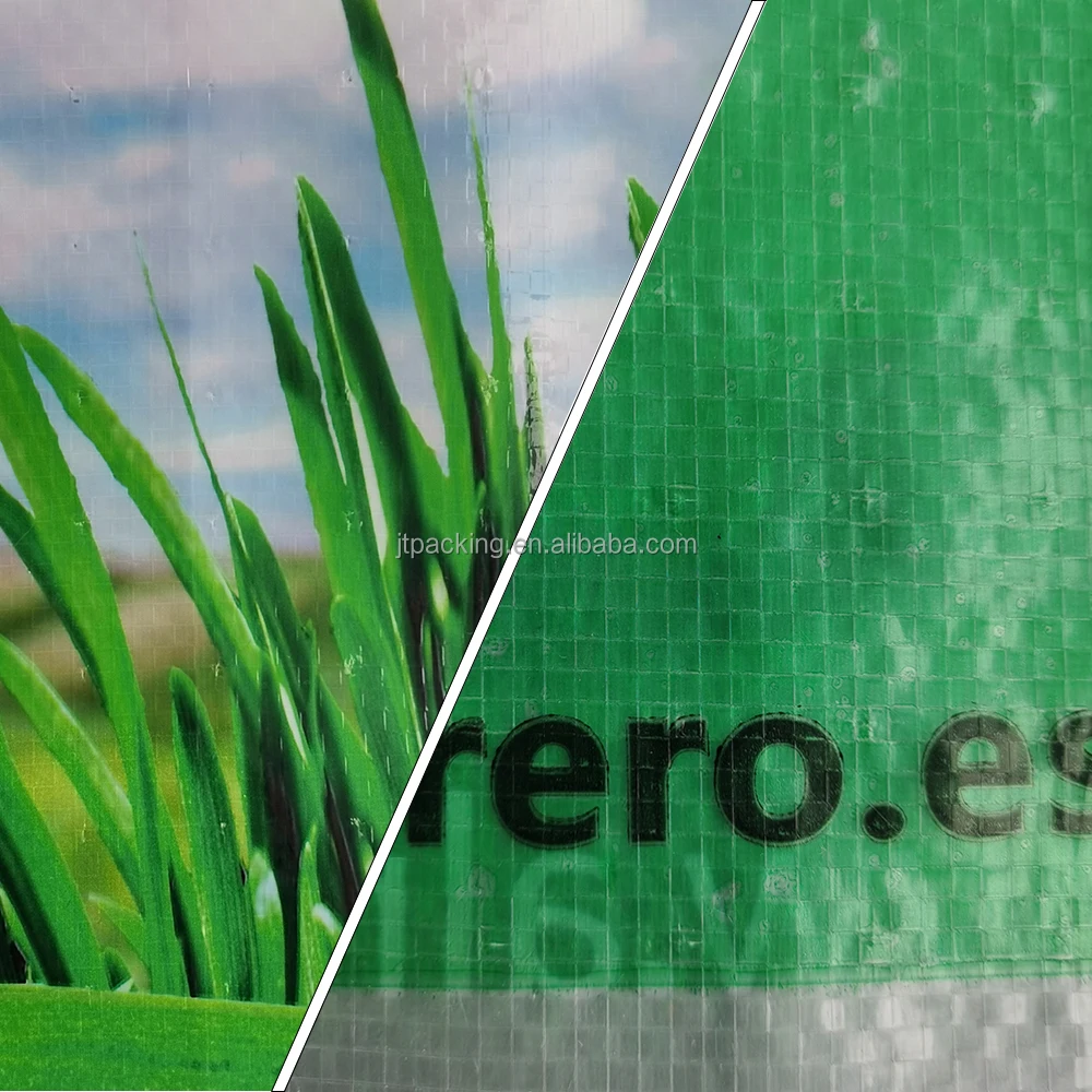 PP Woven Transparent Flour Packing Empty Sacks Bags for Feeds Rice Grain 20 25 50kg