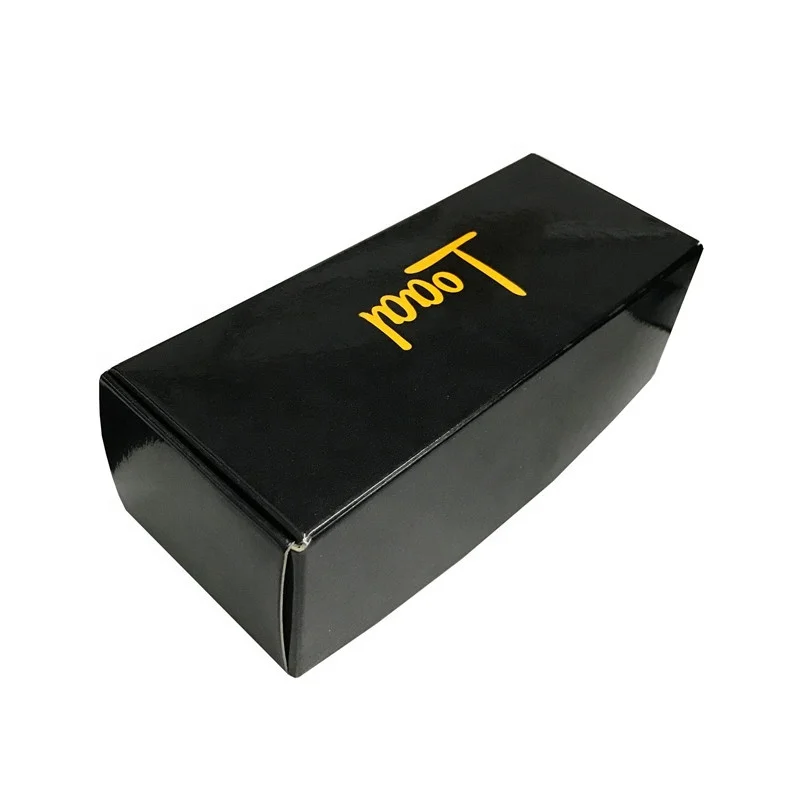 Hot Sale Custom Logo Sunglass Eye Wear Black Paper Case Wholesale Paper Box For Sunglasses