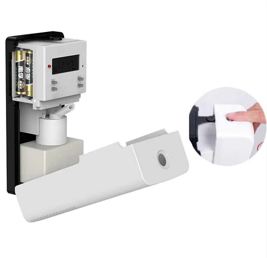 Wall-mounted battery/ plug in aroma oil diffuser air fresh cleaner diffuser scent equipment
