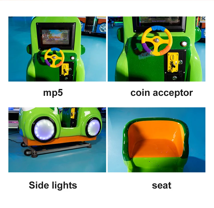 Wholesale High Quality Happy Music Didi Car Kids Swing Rocking Car Toy Riding Machine Movable Cartoon Kiddie Ride
