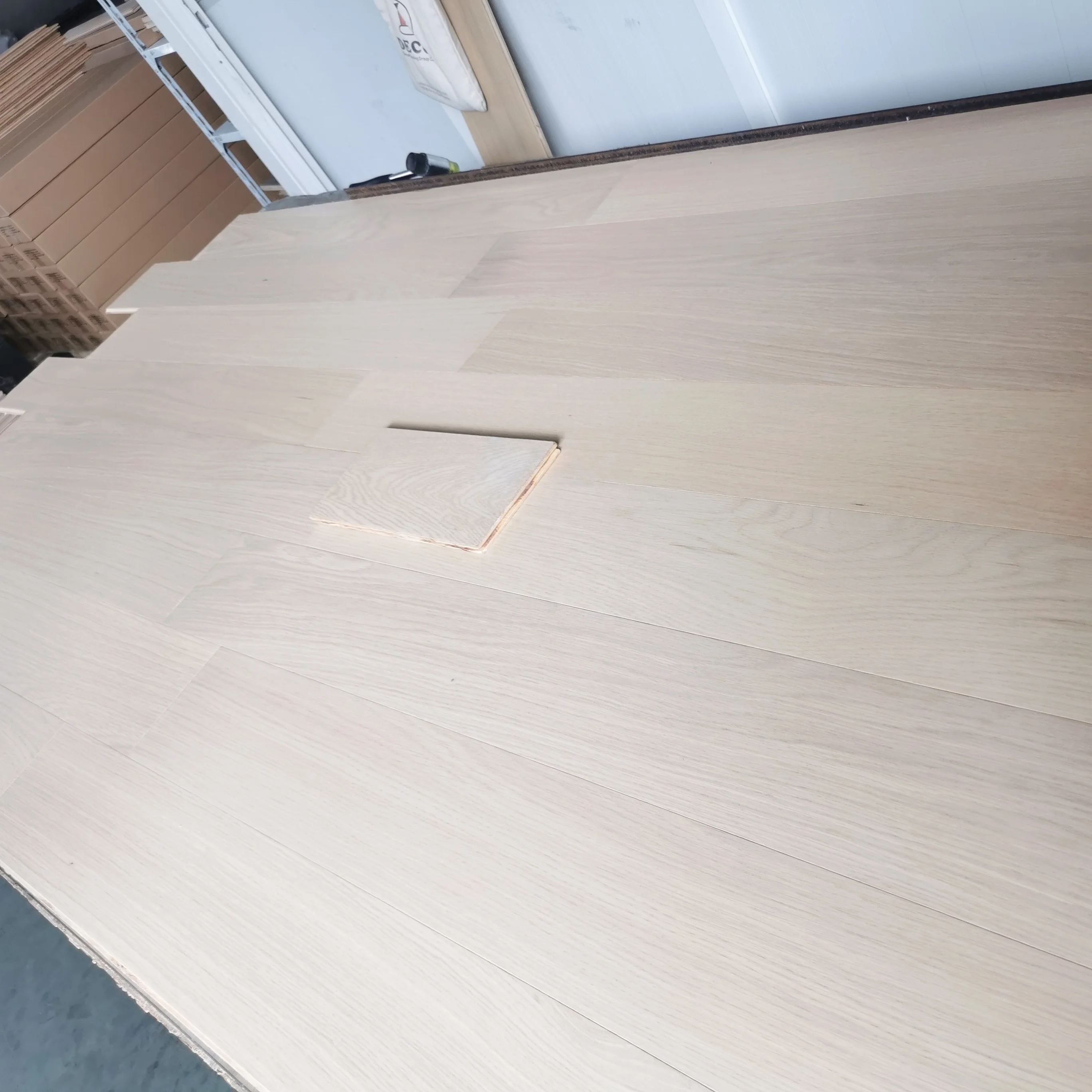 12mm 15mm 1/2' White Oak Texture Living Room Engineered Hardwood Flooring AB Grade Engineered Oak Timber Flooring