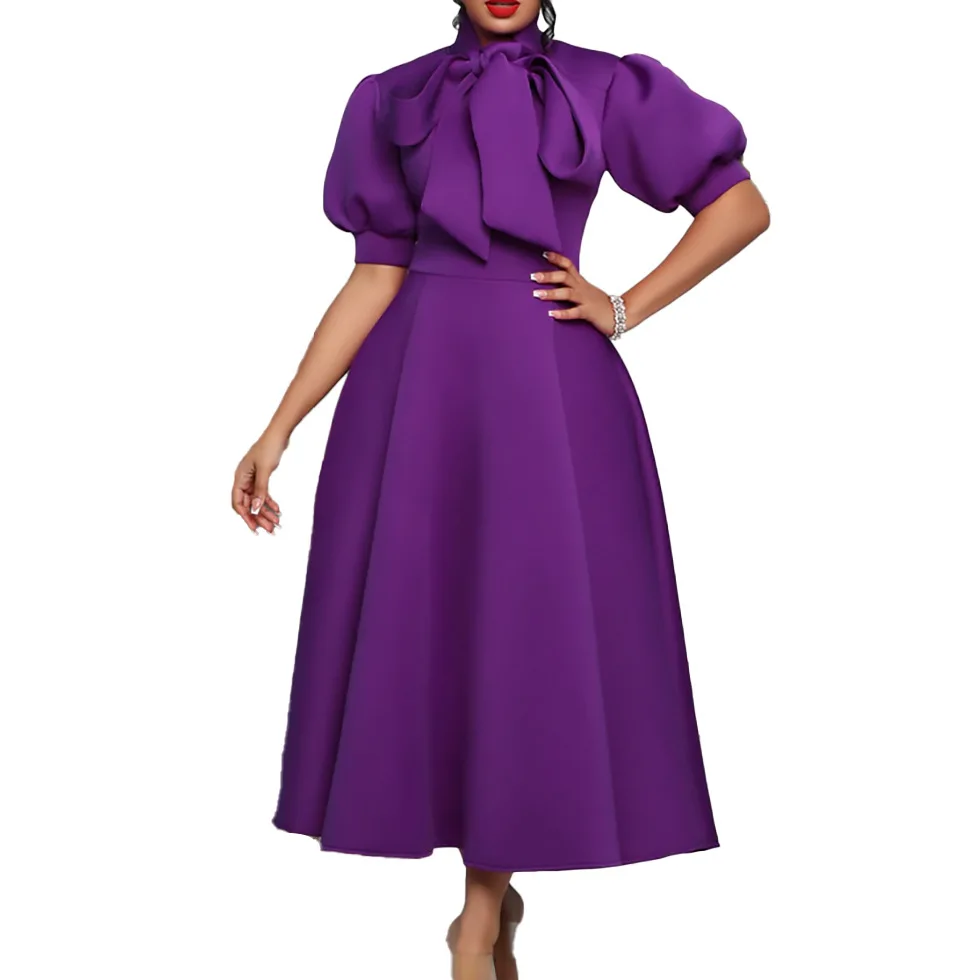Classic For Women 2024 Vetement Femme Chic Plus Size African Woman Church Formal Dresses