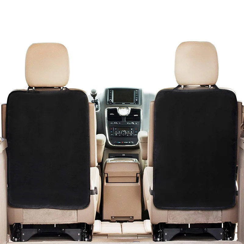 2 Pack Premium Quality Car Kick Mats Car Backseat Organizer Auto Seat Back Protectors Kick Mats