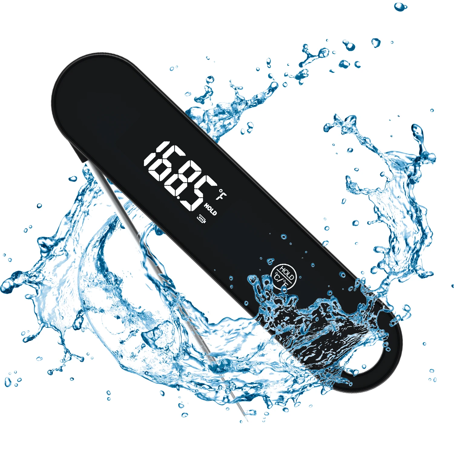 Newest 3X Faster 0.56 Sec Reading Instant Digital Cooking Food Meat Thermometer 0.3C for Smoker BBQ Steak