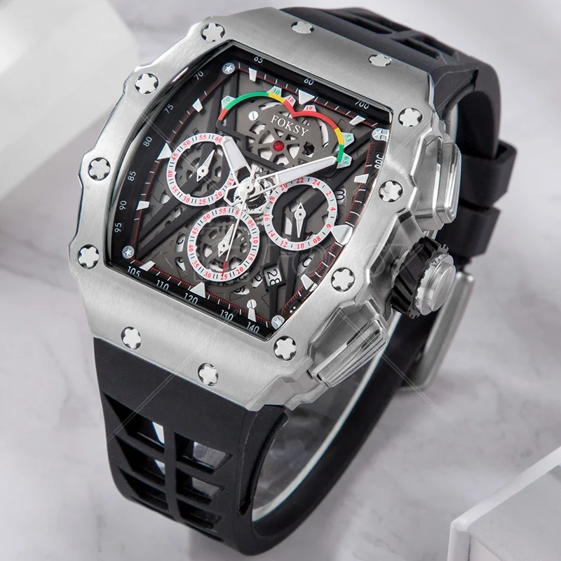 luxury watch manufacturer customized designer stainless steel waterproof montre homme chronograph quartz watch for men