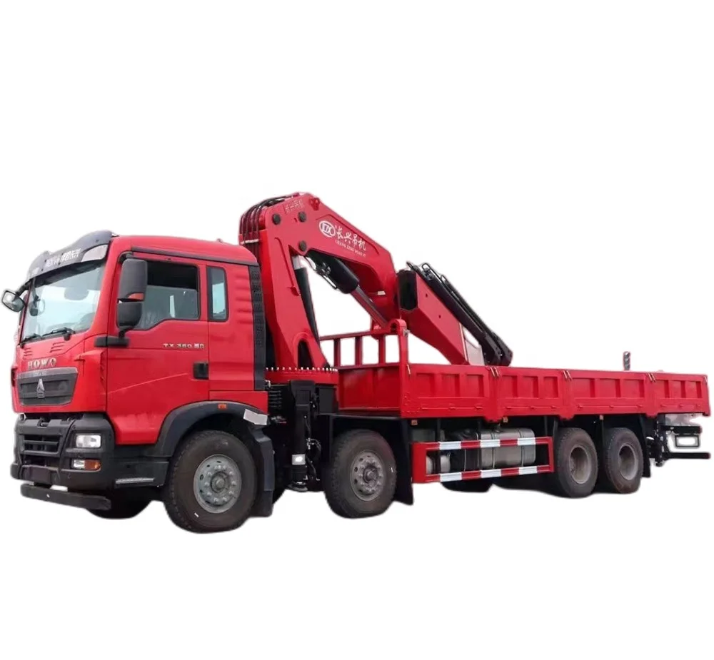 Howo 8X4 сверхмощный 25T/38T складной кран качественный грузовик с краном для продажи