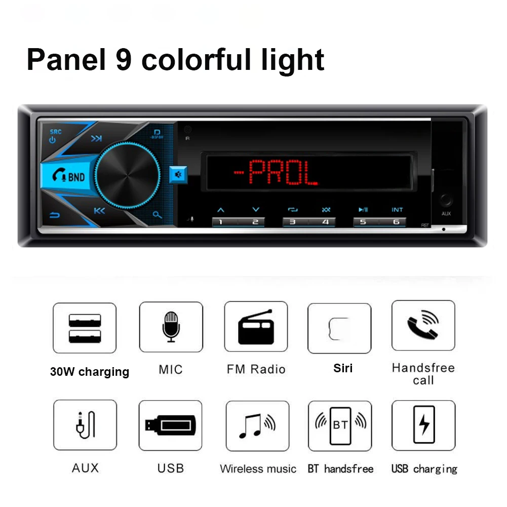 12V Car MP3 Player with BT USB Aux Port Radio Enabled 1 Year Warranty