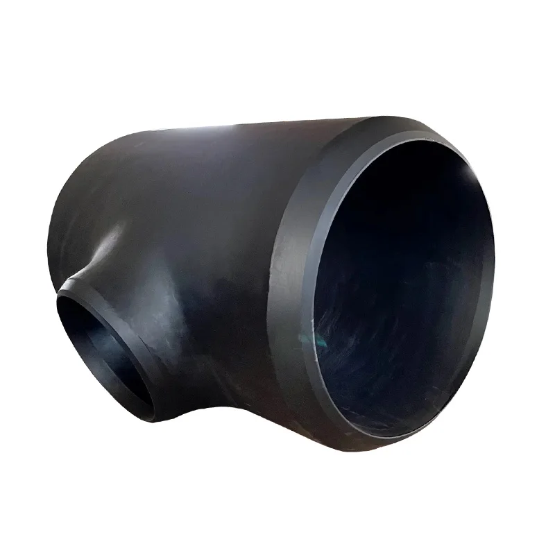 Butt weld ANSI B16.9 Pipe Fittings Large Diameter Reducing Tee Carbon Steel Equal Tee Seamless BW Tee