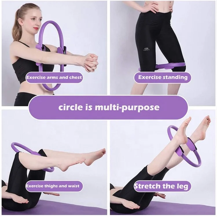 
Double Handle Exercise Fitness Yoga Magic Ring Pilates Circle 