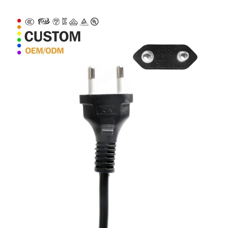 Brazil Accept Customized Length High Quality Desktop PC Computer Printer Power Cable Cord