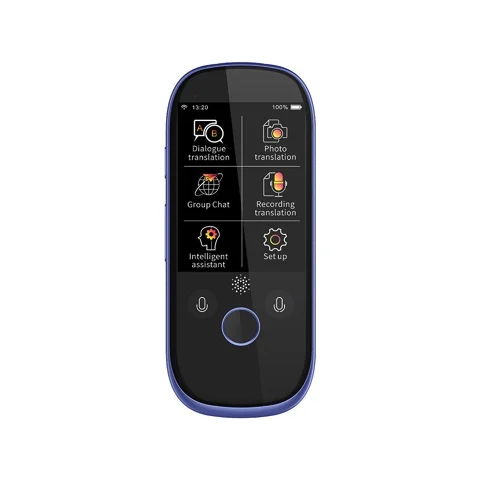 
K1 Pro Simultaneous Voice Translator 2.4 Inch WIFI 500MP photo translation Multi-language Portable Smart Voice Translator 