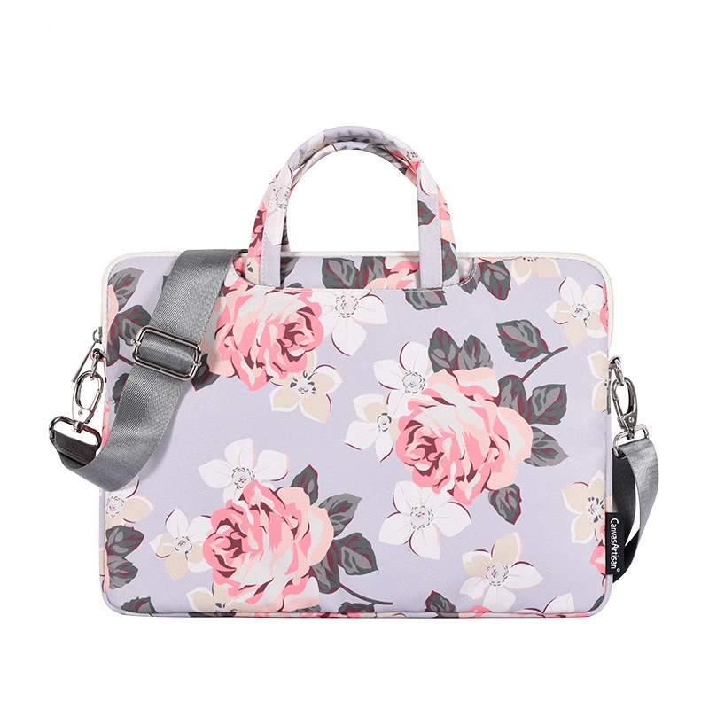 2022pu waterproof best-selling good-looking flower style laptop bags for men bag for laptop bag for notebook