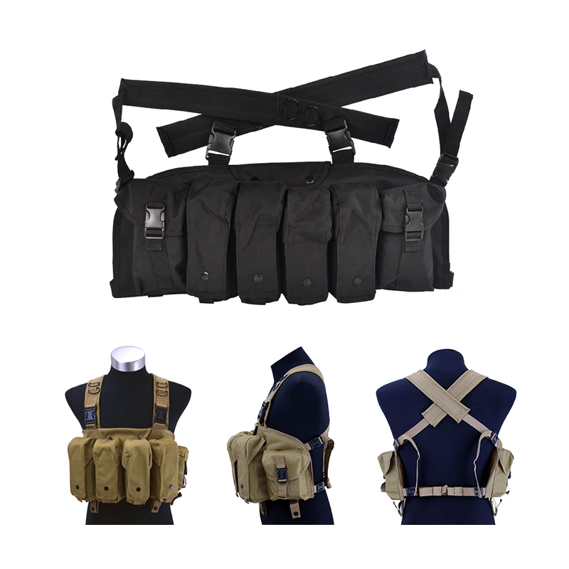Индивидуальный страйкбол, тактический, с 4 карманами, журнал для переноски, нагрудный жилет для армии, военной тренировки