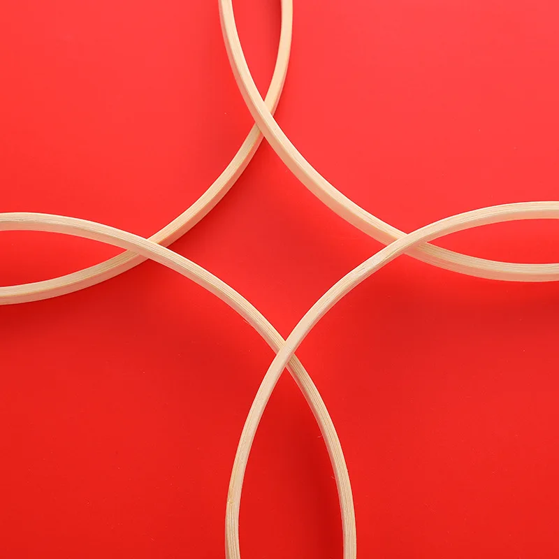 Wood Hoops Wooden Round Circle Bamboo Floral Macrame Rings Diy Dream Catcher Embroidery Hoop Wooden Hoops For Crafts Home Decor