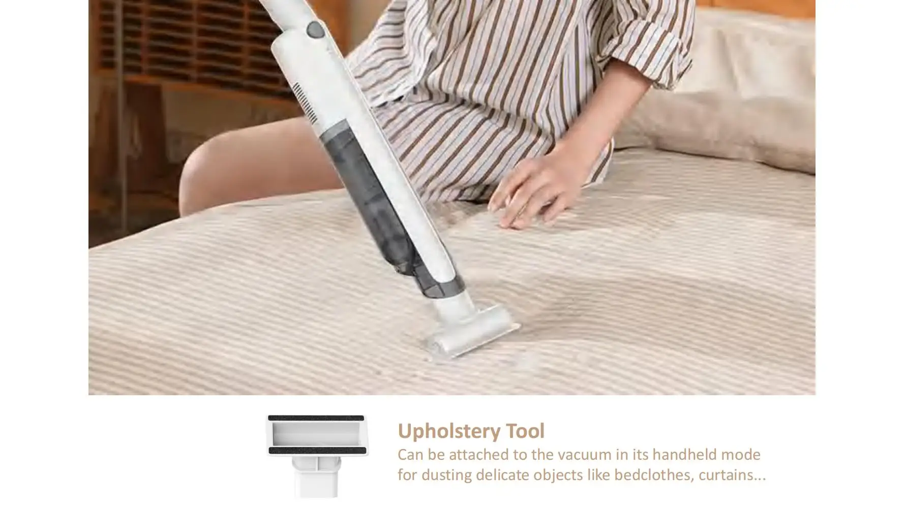 2022 Upgraded Version Wireless Vacuum Cleaner 2 in 1 Powerful Handheld Stick Cordless Vacuum Cleaner Light Weight