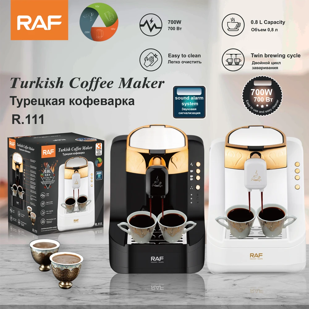 New Automatic Turkish Coffee Makers Moka Expresso Machine Machine Drip Coffee Machine With Slow Brewing Function