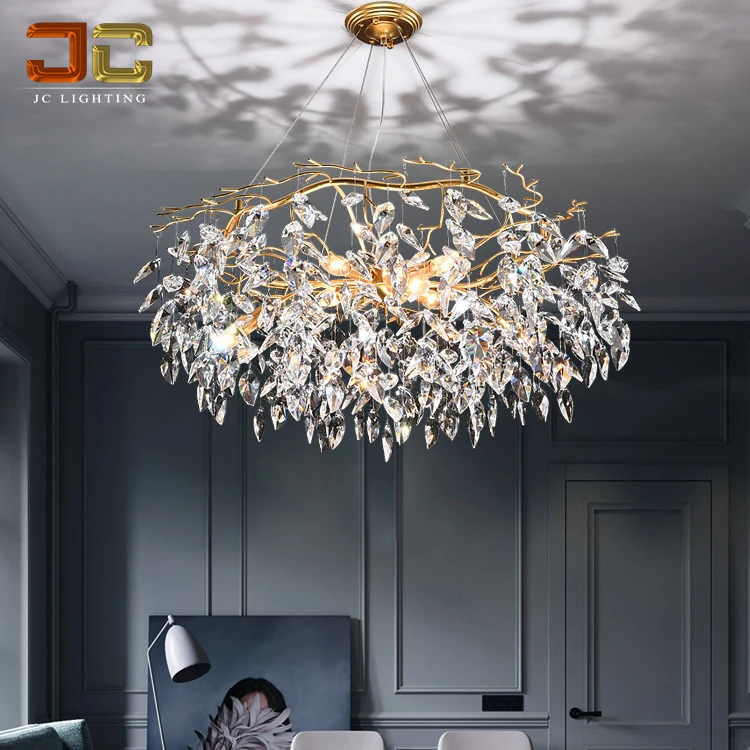 Простая Современная хрустальная люстра для ресторана, подвесной светильник для гостиной