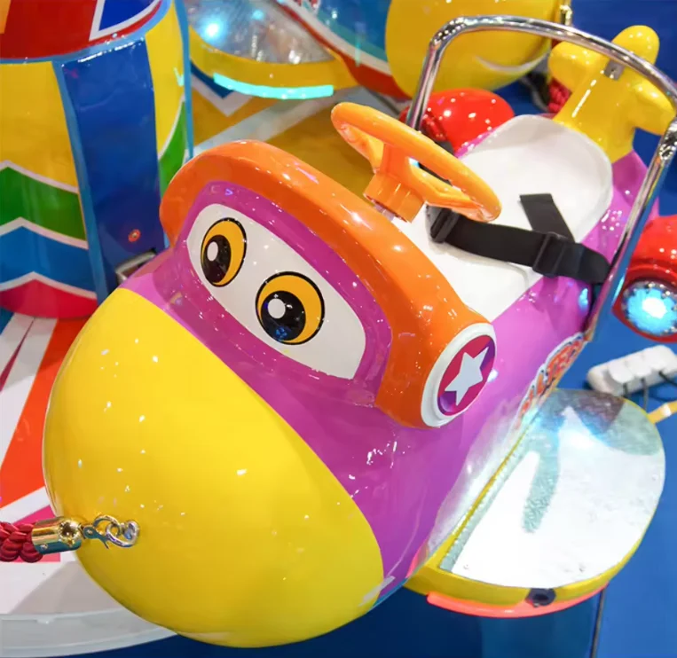 Shopping Center Amusement Park Rotate Fun Flight Arcade Game Machine Coin Operated Kiddie Rides For Sale