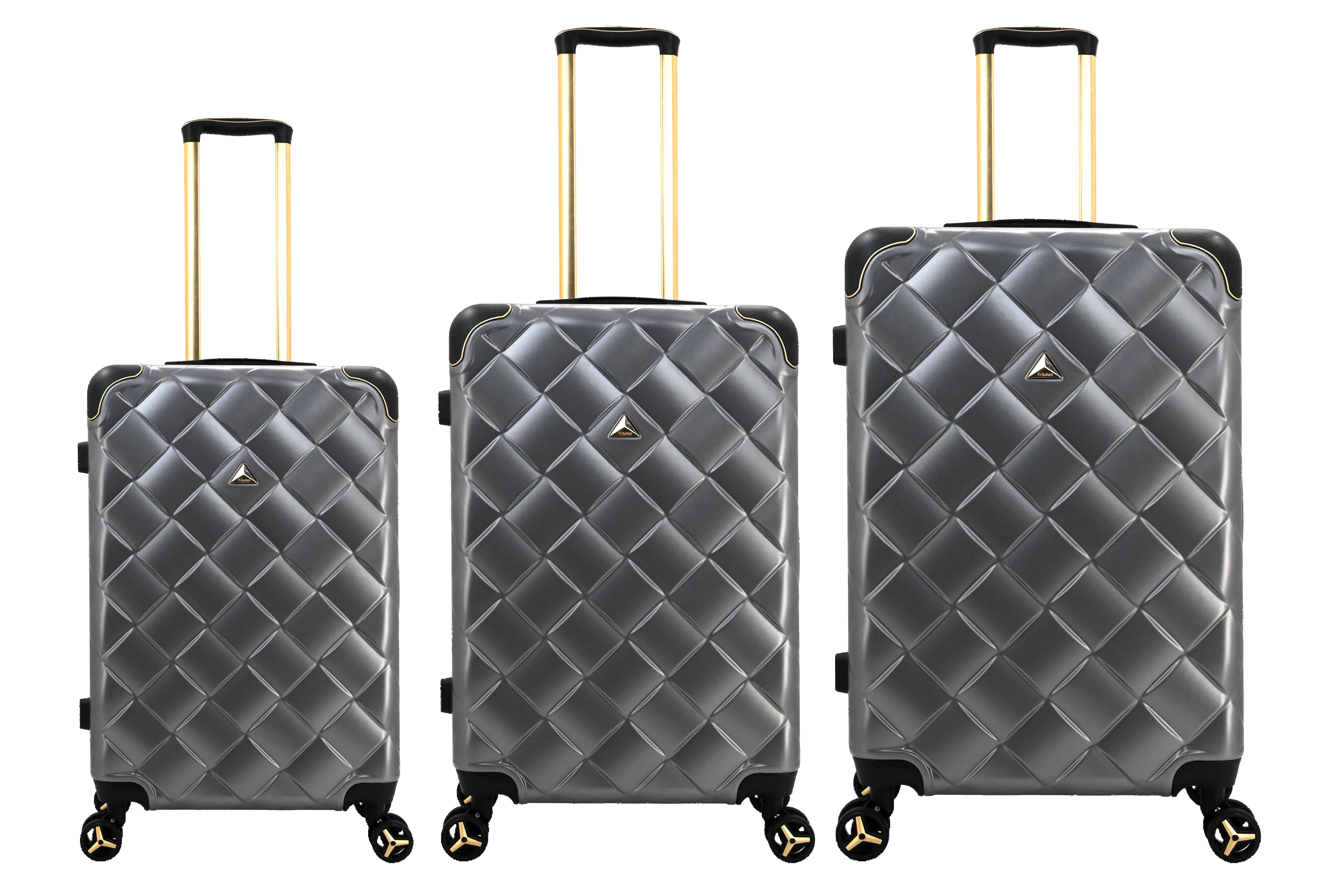 Factory custom 3 Piece Luggage Set ABS PC hardshell TSA Lock Spinner Wheels Luggage Carry on Suitcase Travel luggage bags
