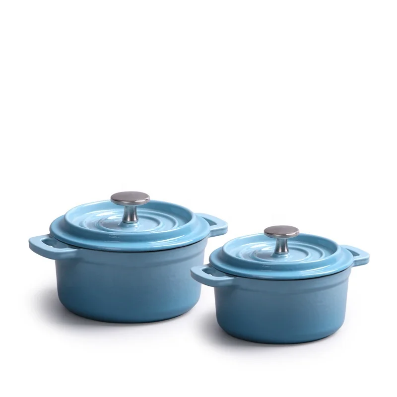 Enamelled Cast Iron Pot Anti Adhesive Cooking Pot Set Enamel Set Enamelled Cast Iron Pot Sets