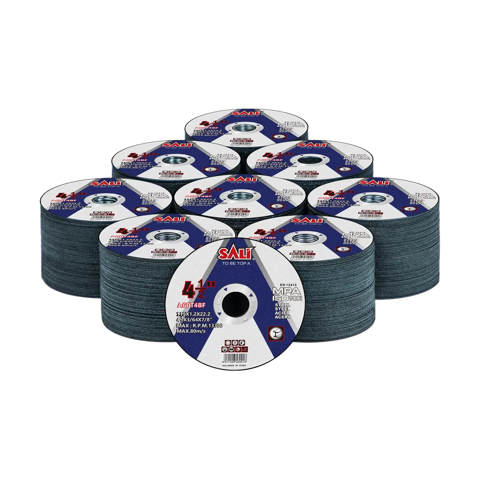 SALI 4.5 Inch 115mm Abrasive Tools Cut off Disk Double Net Metal Cutting Disc for Angle Grinder