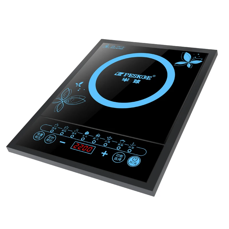 High Quality Low Price Portable High-power Smart 2200w Single Stove Electric Infrared commercial cooktop Induction Cooker