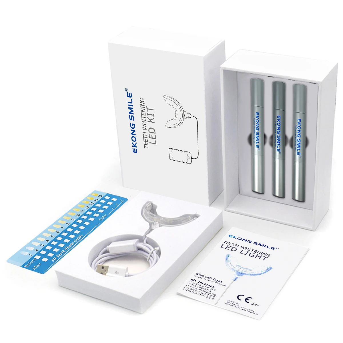 Popular Dental Use Teeth Whitening Kit Zero Sensitivity Non Peroxide Teeth Whitening Gel Syringe Teeth Refill Gel Kit