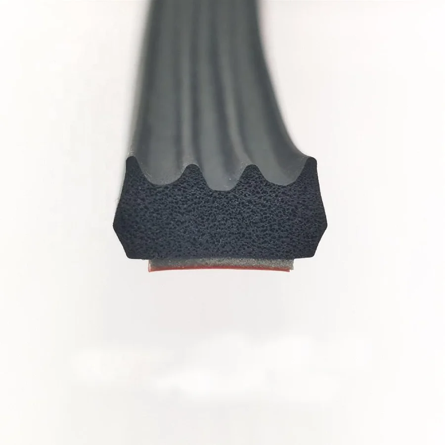 Звукоизоляционная уплотнительная лента для двери типа d epdm пенопластовая самоклеящаяся резиновая с защитой от атмосферных воздействий