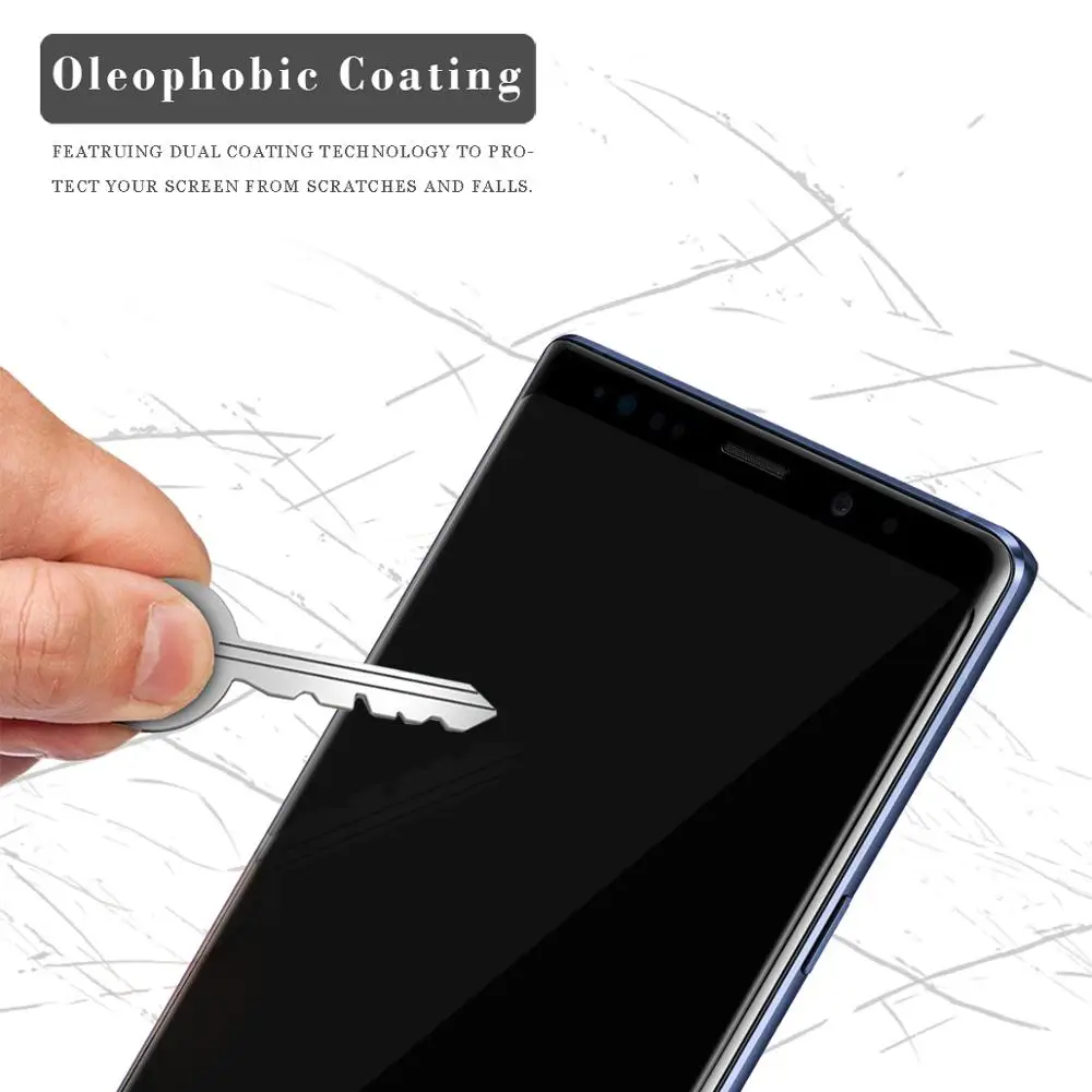 
3D tempered glass reasonable price 0.33mm glass screen protector for Samsung Galaxy Note 9 