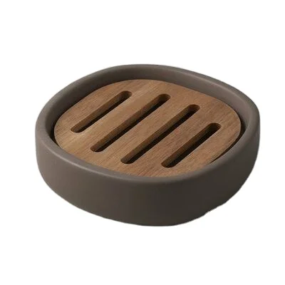 High quality luxury ceramic soap dish washer eco friendly washing soap small holder for bathroom bathtub