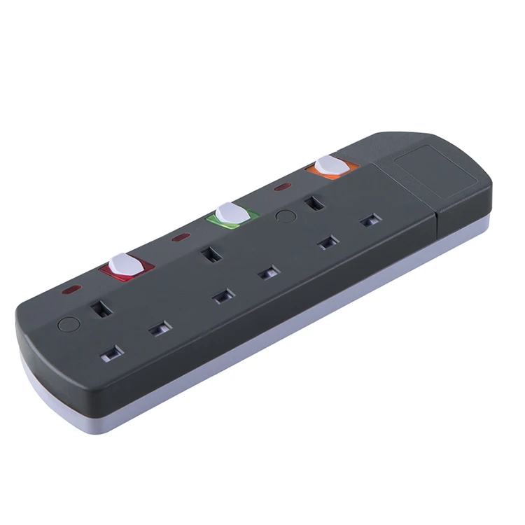 13A 3 раздвижной Трипод из чистой меди шнур розетка с 2 Длина плавленого plugtop Шри-Ланка