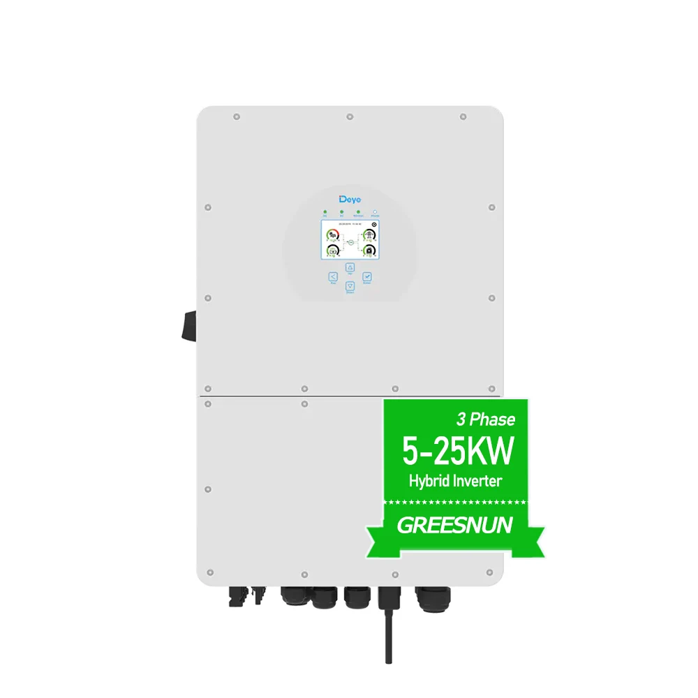 Высокое напряжение Deye 5kw 10kw 15kw 20kw 25kw трехфазный HV гибридный солнечный инвертор для солнечной системы хранения