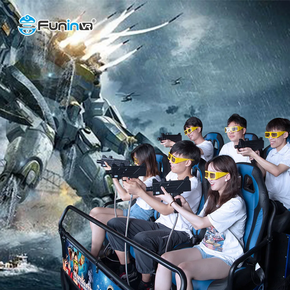 FuninVR Newest Thrilling Roller Coaster Remove 3d 4d 5d Cinema 7D Cinema 9D Cinema