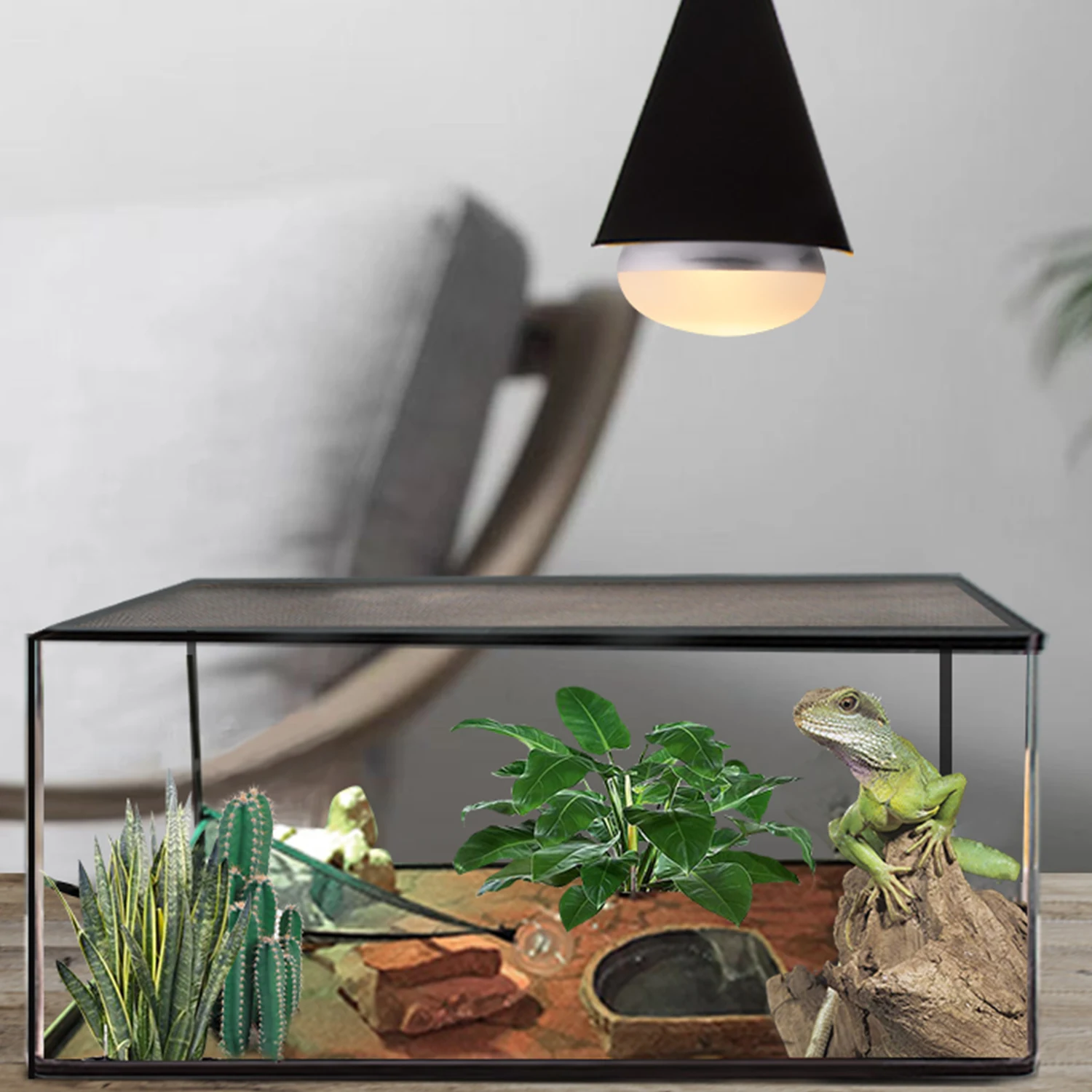 J&C UVA/UVB Mercury Vapor Lamp Heat Lamp reptile led reptile dome lamp for Tortoises Reptiles