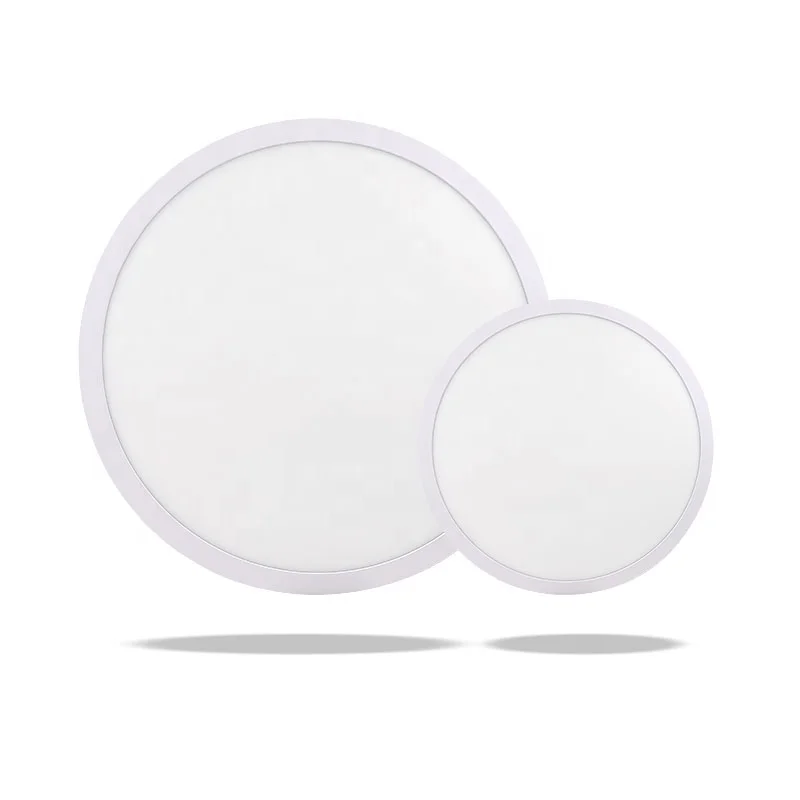 170mm 225mm 300mm Dip Switch Adjustable Power SMD Panel Downlight 18w 24w Flush Mount Round LED Ceiling Panel Lights