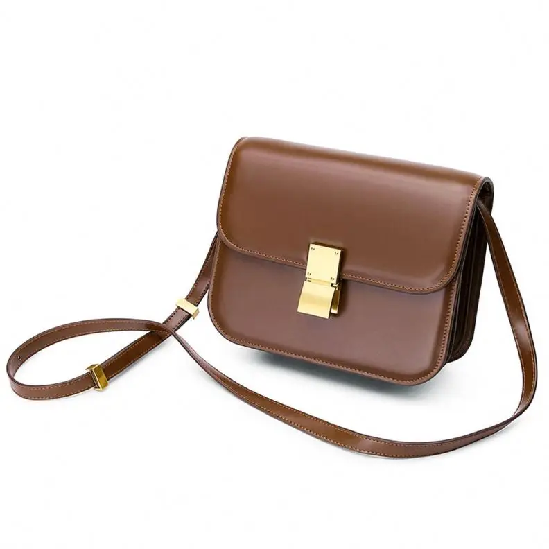 Free Sample Black Leather Bag Made In China