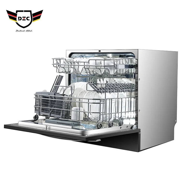 Desktop table top dishwasher/dishwasher/6sets countertop dishwasher