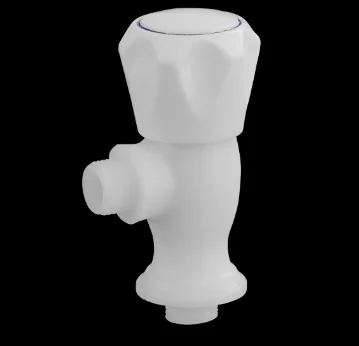 Wholesale Pp Stop Flow Control Angle Valve High Quality Abs Plastic Triangular Valve Pp Plastic Stop Valve