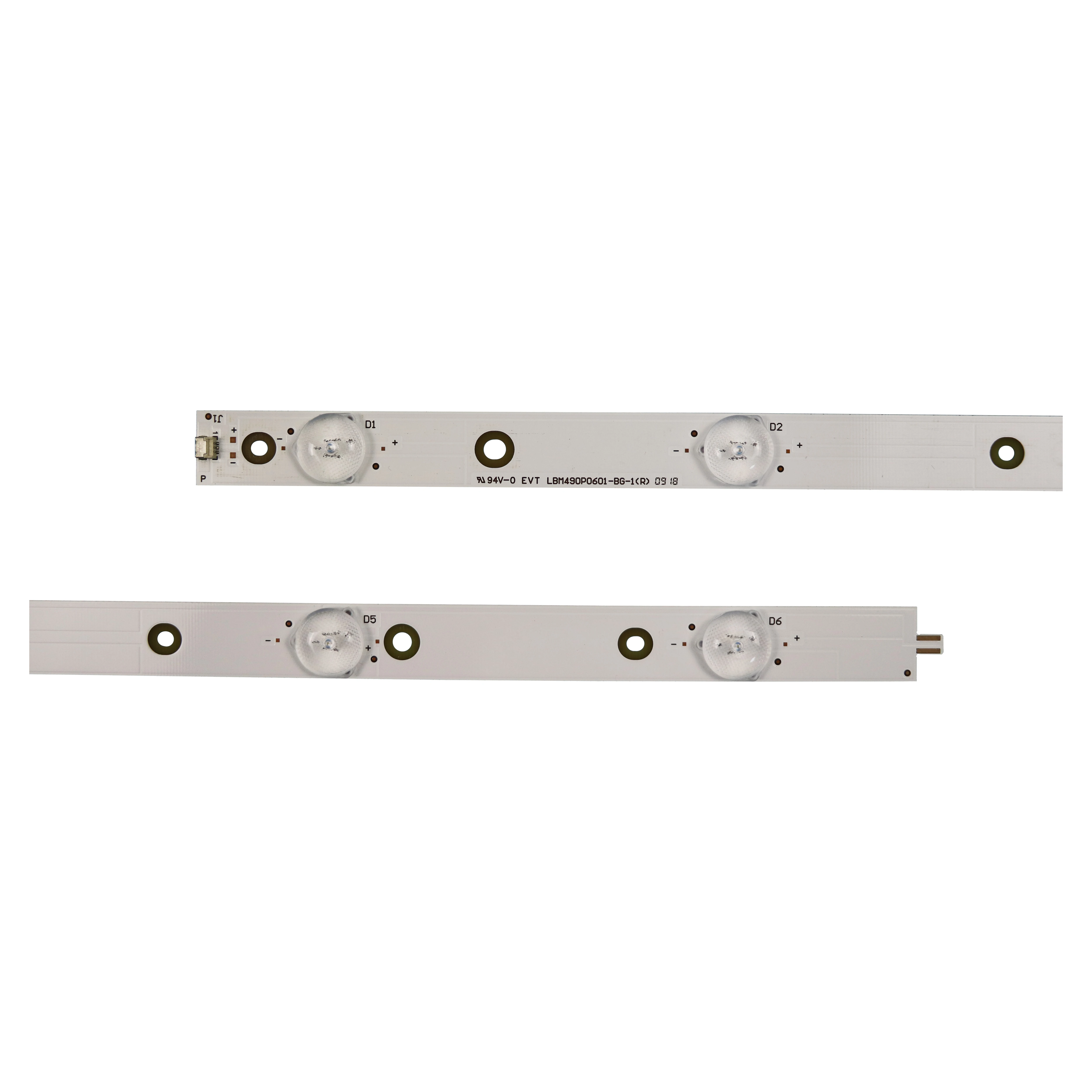 12PCS LBM490P0501-BF-2L/R LED TV Strips Light For Philips 49inch 49PUH4900/88 49PUF6701/T3