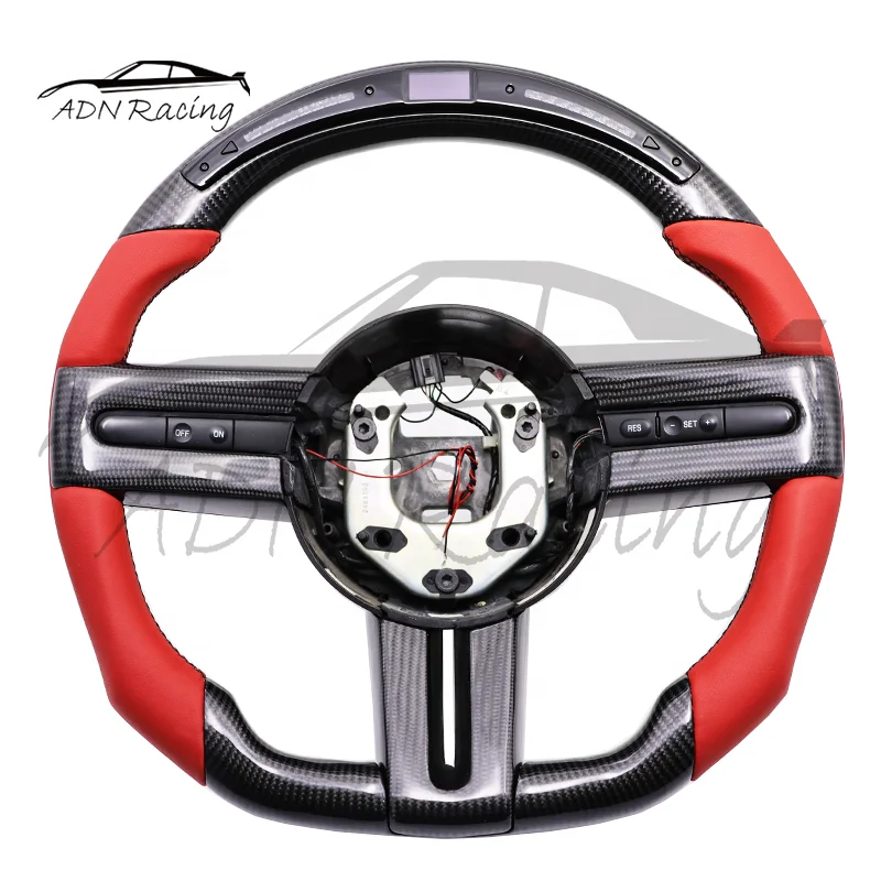 Углеродное волокно OEM руль для FORD MUSTANG V6 V8 GT 2005 2006 2007 2008 2009