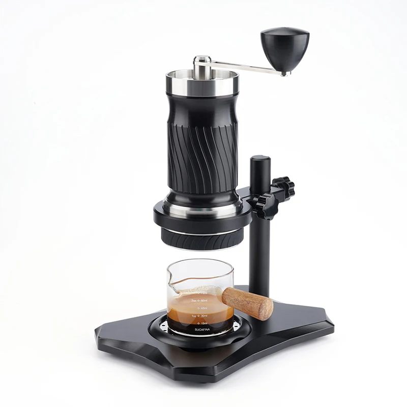 Manual Espress Coffee Maker 53MM Bottomless Powder Bowl Kitchen Home Outdoor Latte American High-pressure Hand Coffee Machine