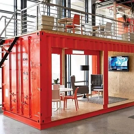 20 GP Temporary Movable Mini Commercial Prefabricated Container