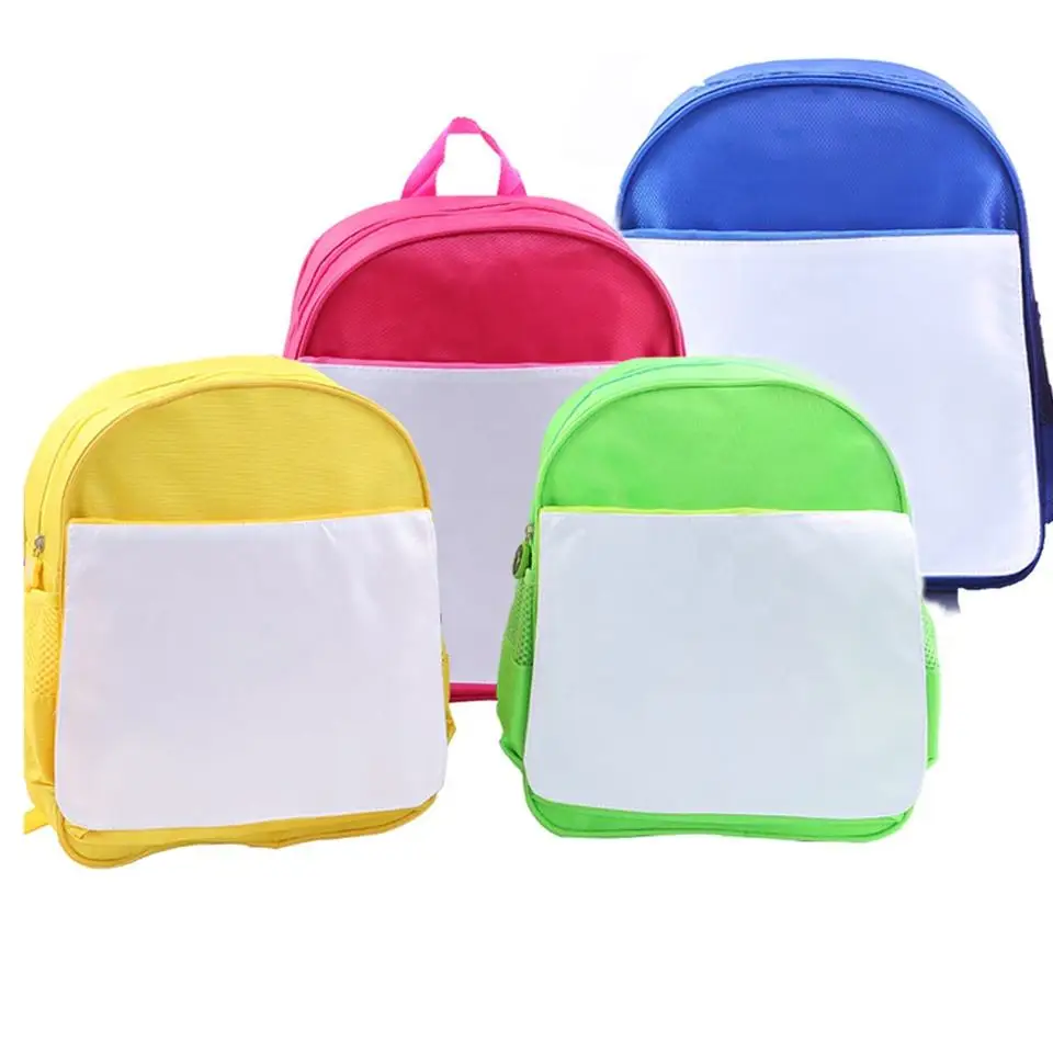 Factory Direct Sale Custom Child Sublimation Blank Backpack /School Bag/ Kid Book Bag For Gifts