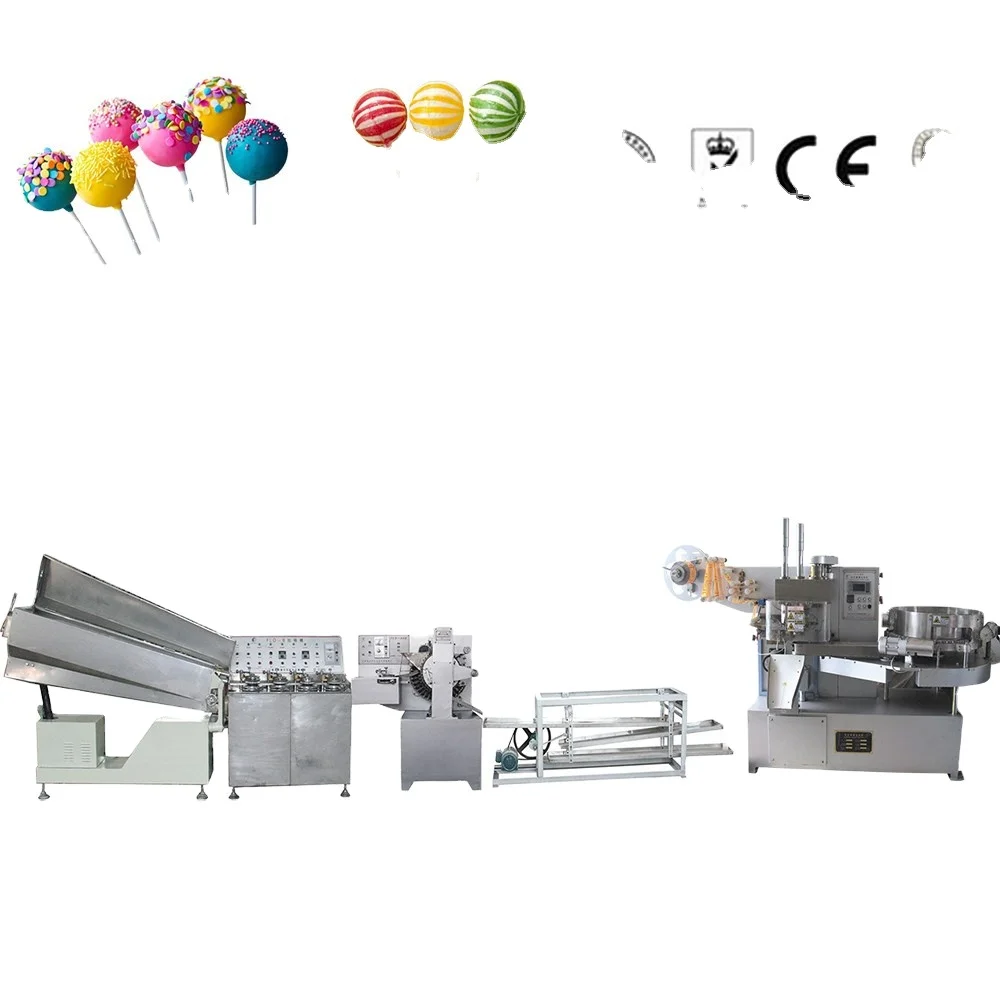 FLD-Ball lollipop packing machine/ hard sweet spherical candy confectionery lollipop production line