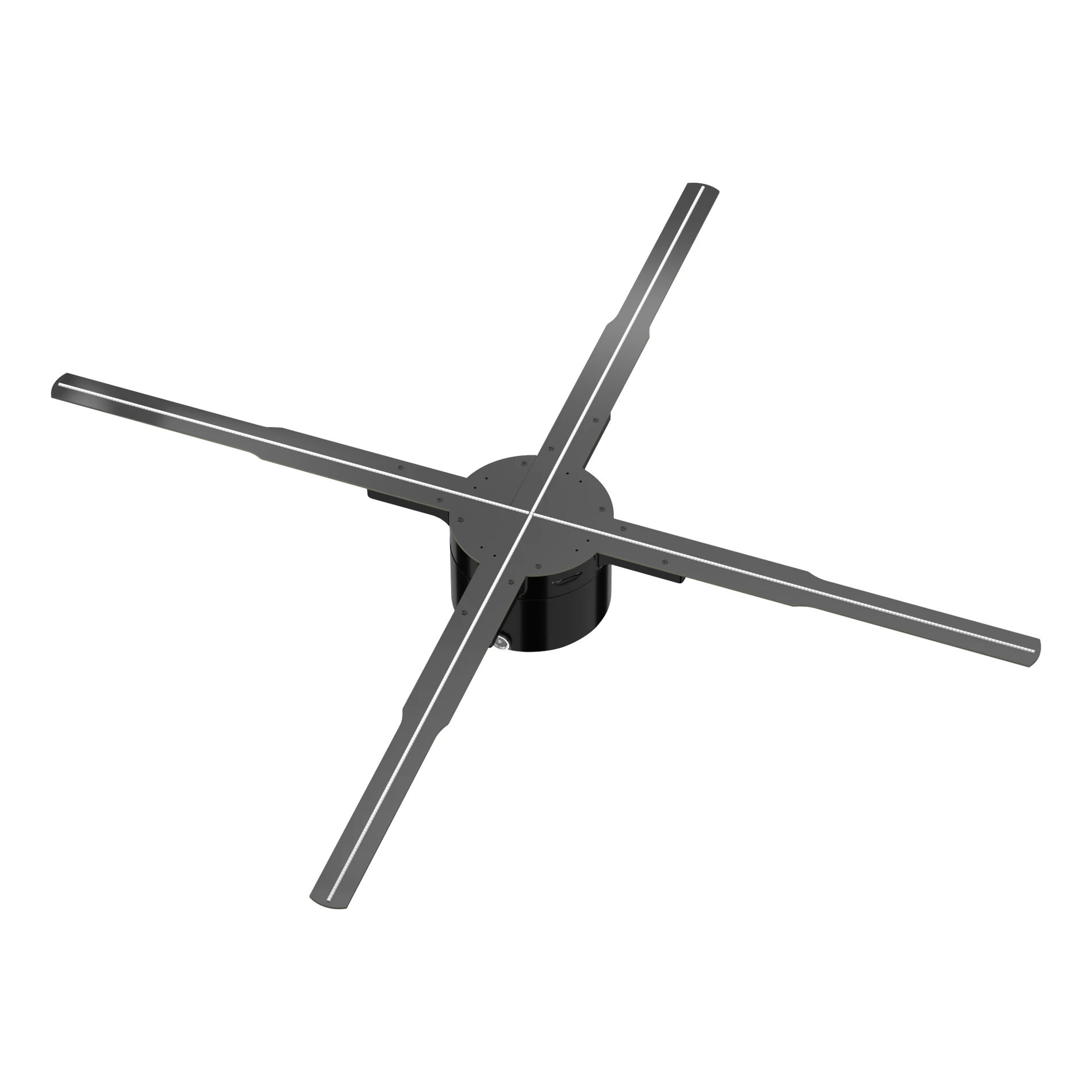 3D Advertising Player 62CM Rotation Luminous WIFI Connection Upload Material Advertising Logo Light Projector