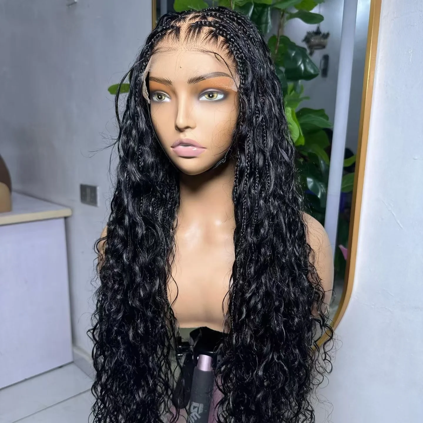 blend hair baby wholesale synthetic ful frontal wig princess hair extensions 3 pack 18 inches human braids 27/30/613 french curl